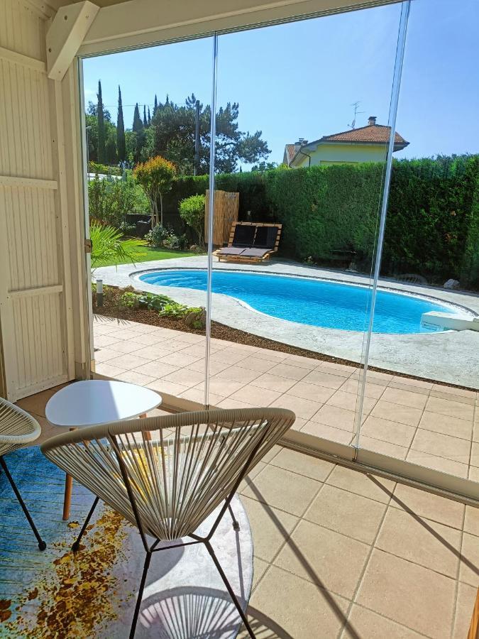 Picnic Room And Pool Castelnuovo del Garda Dış mekan fotoğraf